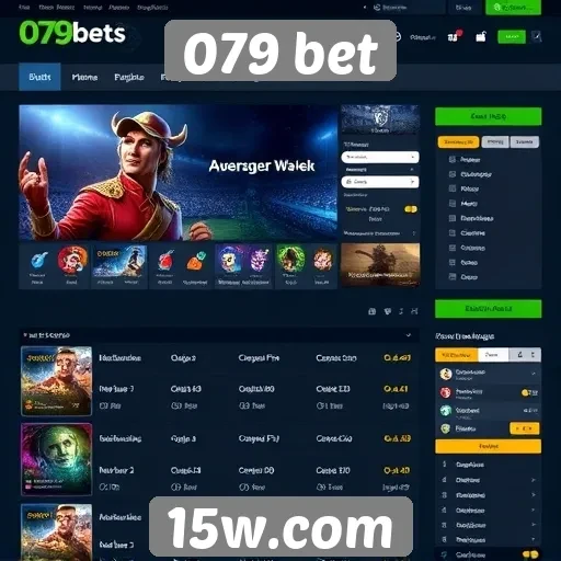 Análise da interface do usuário do site 079 bet